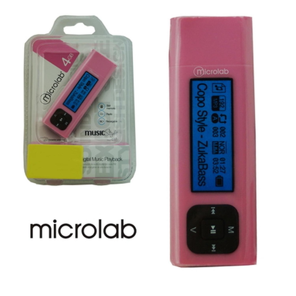 MP3 4GB ROSADO MICROLAB