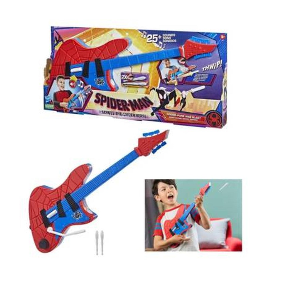 GUITARRA SPIDER-MAN SPIDER PUK