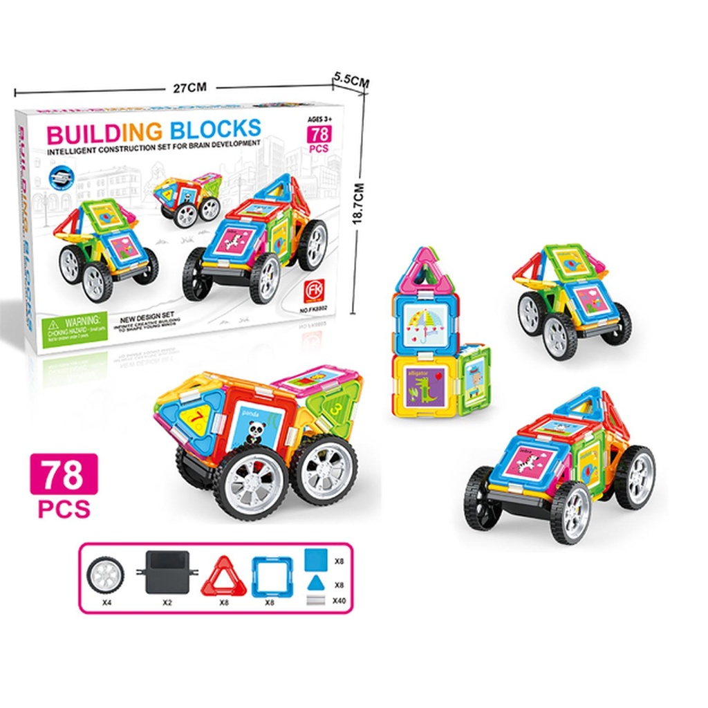 BLOQUES CONSTRUCCION 76 PCS.