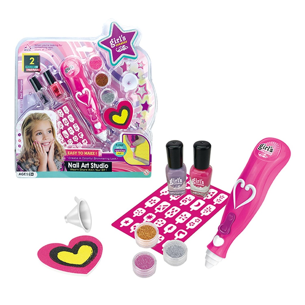 SET UÑAS CON BOLIGRAFO