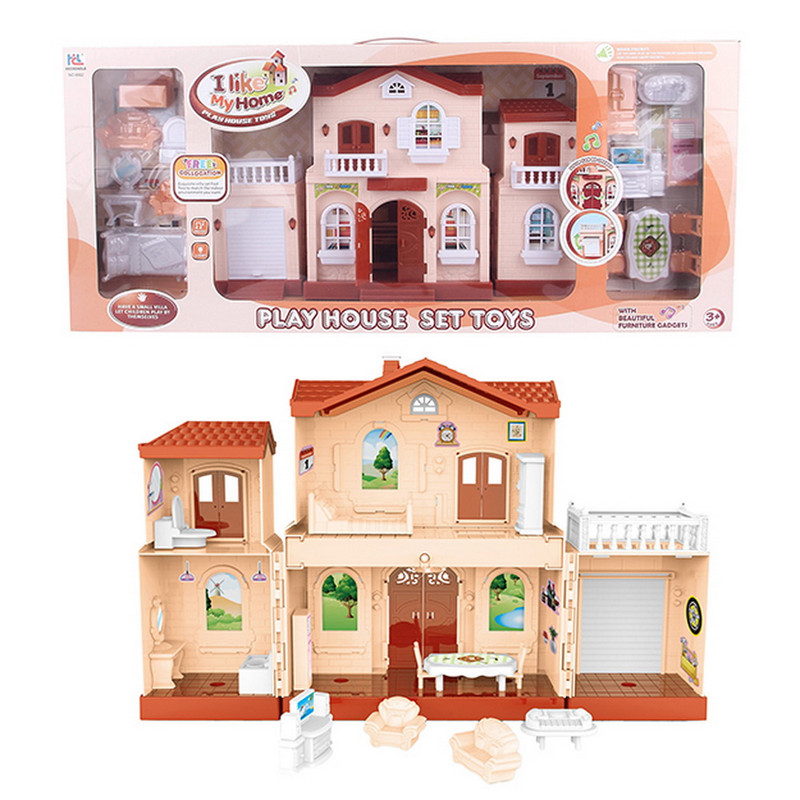 CASA MUÑECAS CON ACCESORIOS