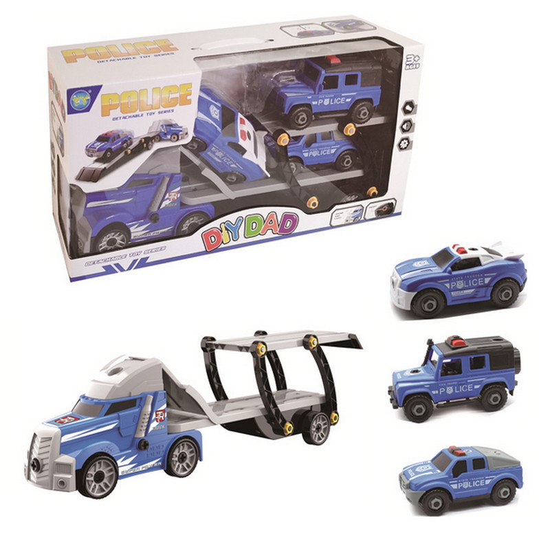 CAMION POLICIA TRANSPORTA VEHICULO 