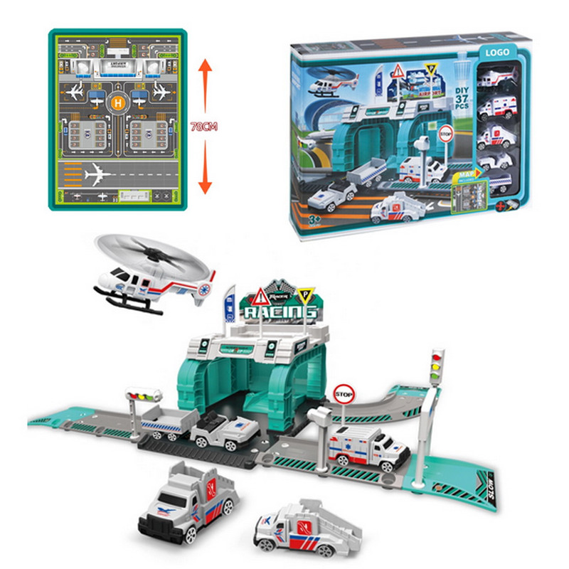 PARKING CON VEHICULOS EMERGENCIA