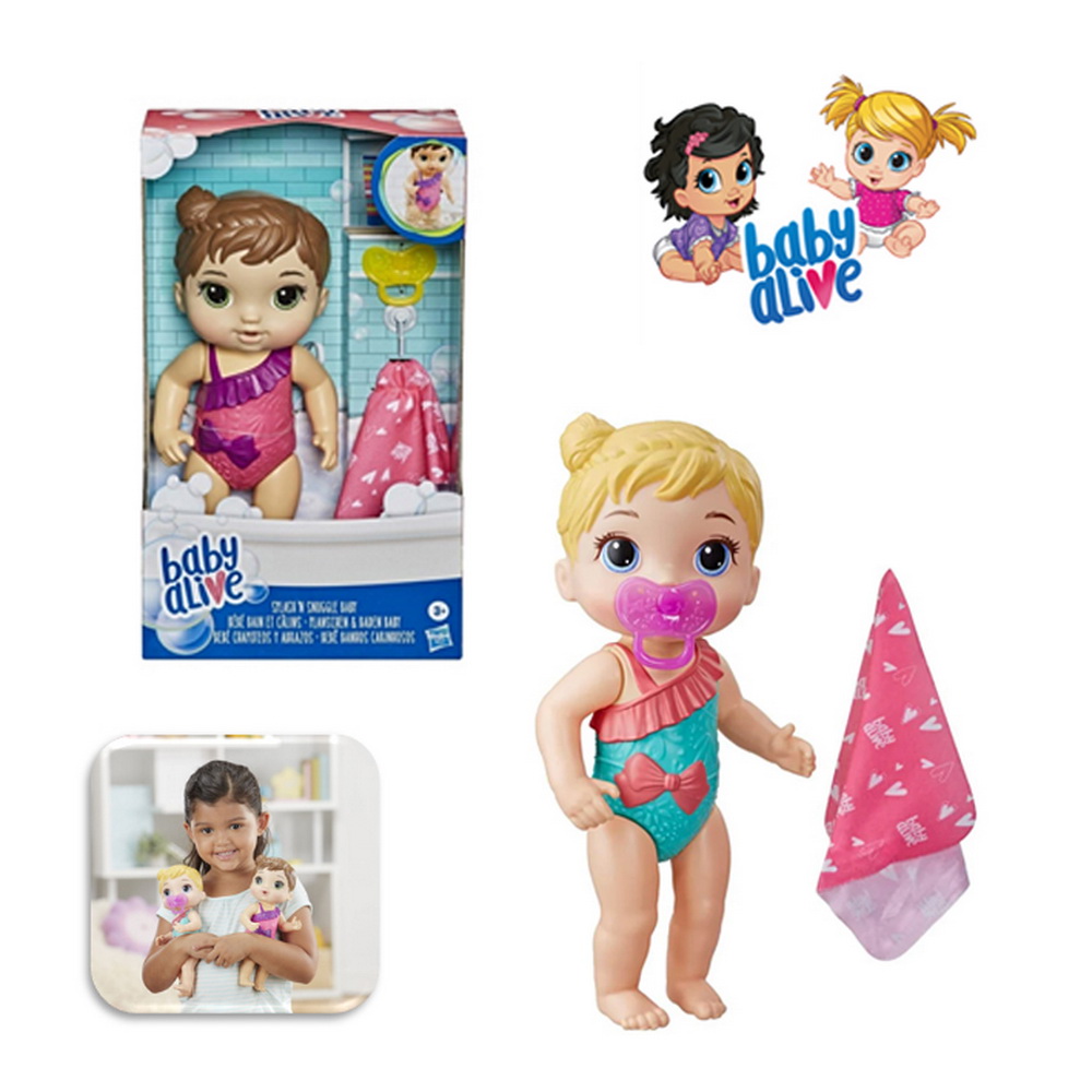 BABY ALIVE BEBE CHAPOTEOS Y ABRAZOS