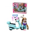 MUÑEQUITA CON MOTONETA