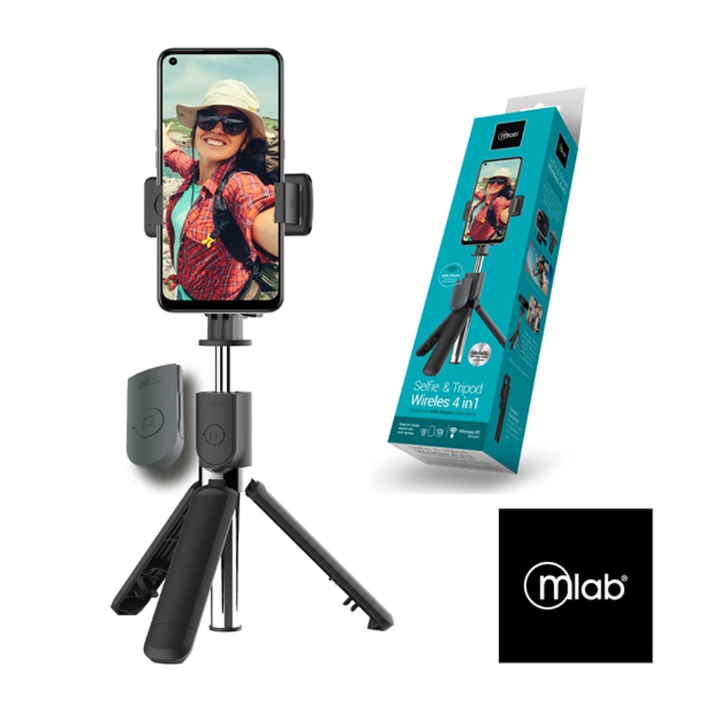 TRIPODE CON SELFIE BT 4 EN 1