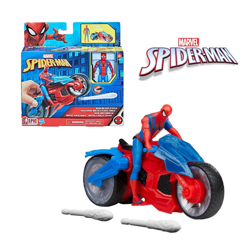 SPIDERMAN CON MOTO