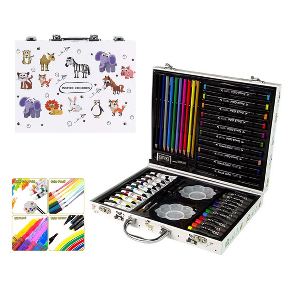 SET DE ARTE EN MALETA MADERA            