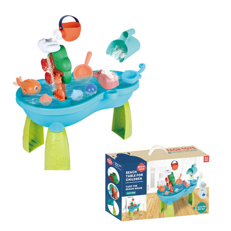 MESA PLAYA CON ACCESORIOS