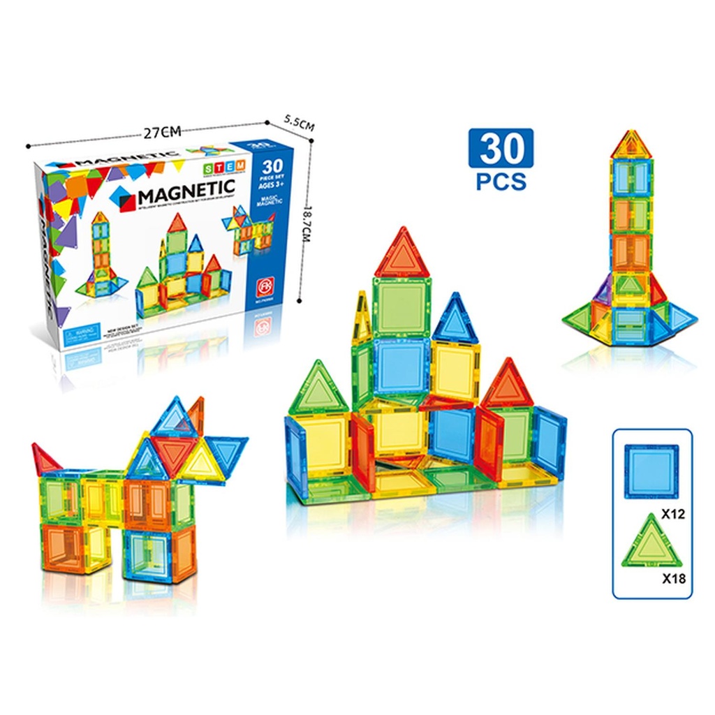 BLOCK MAGNETIC 30 PCS.