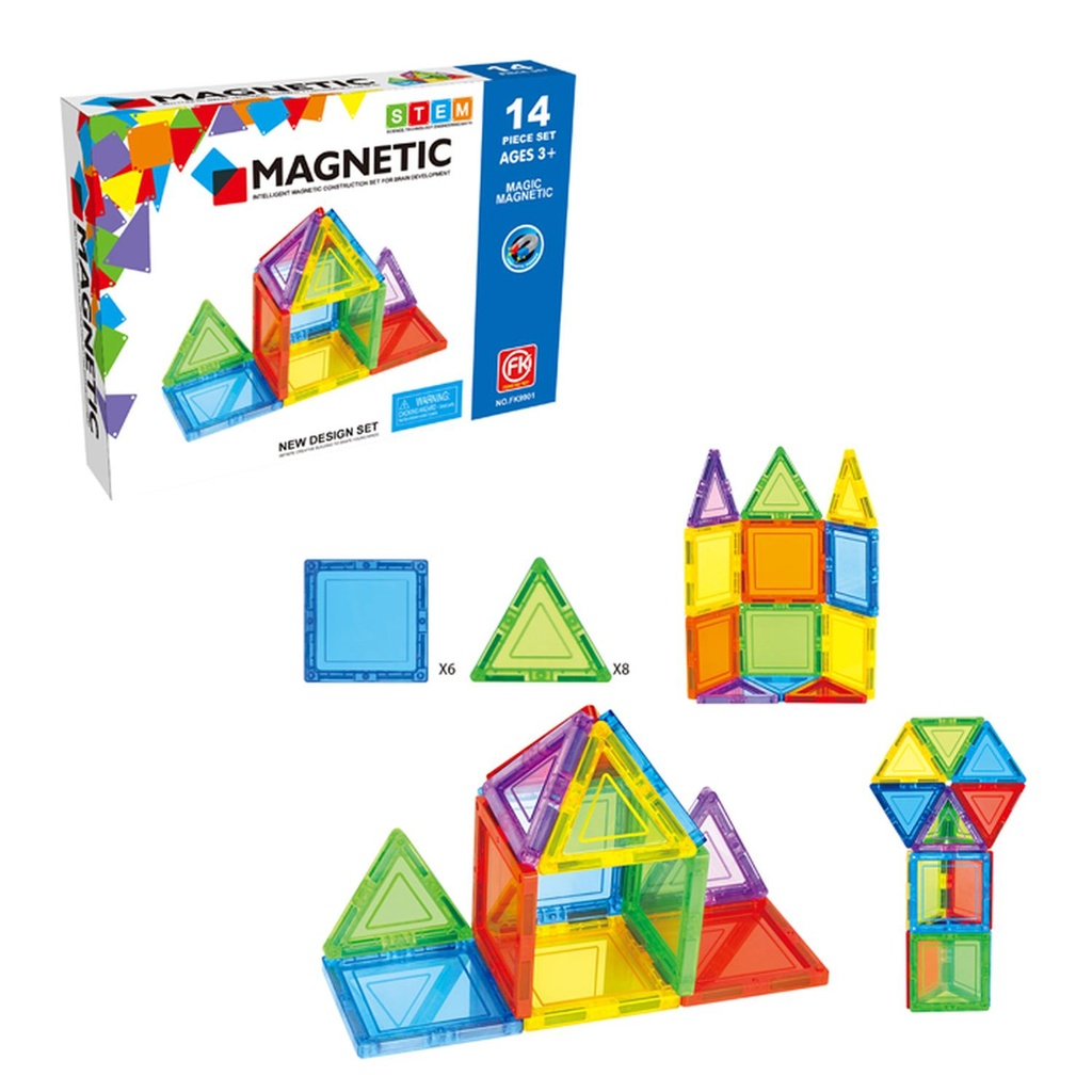 BLOCK MAGNETIC 14 PCS.