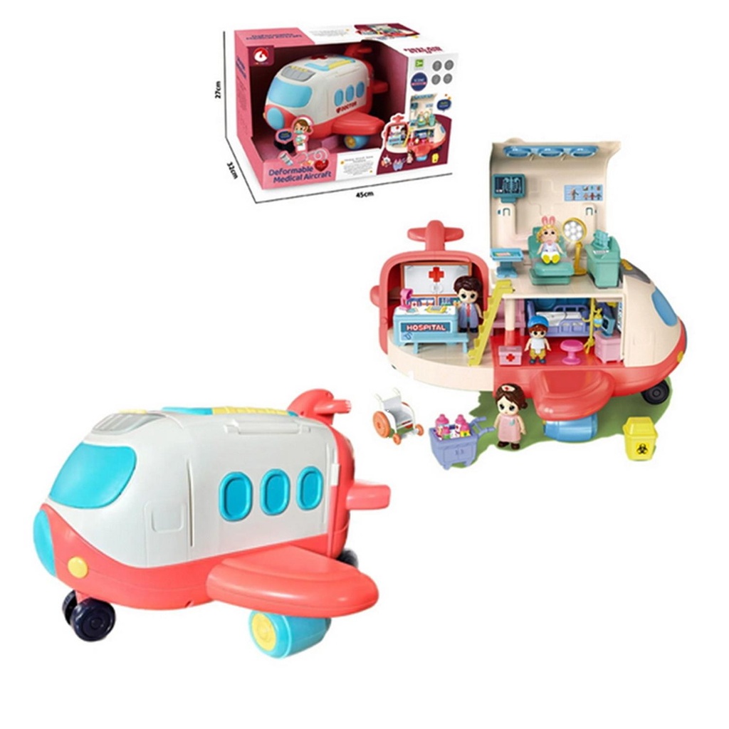 AVION TRANSFORMA EN HOSPITAL