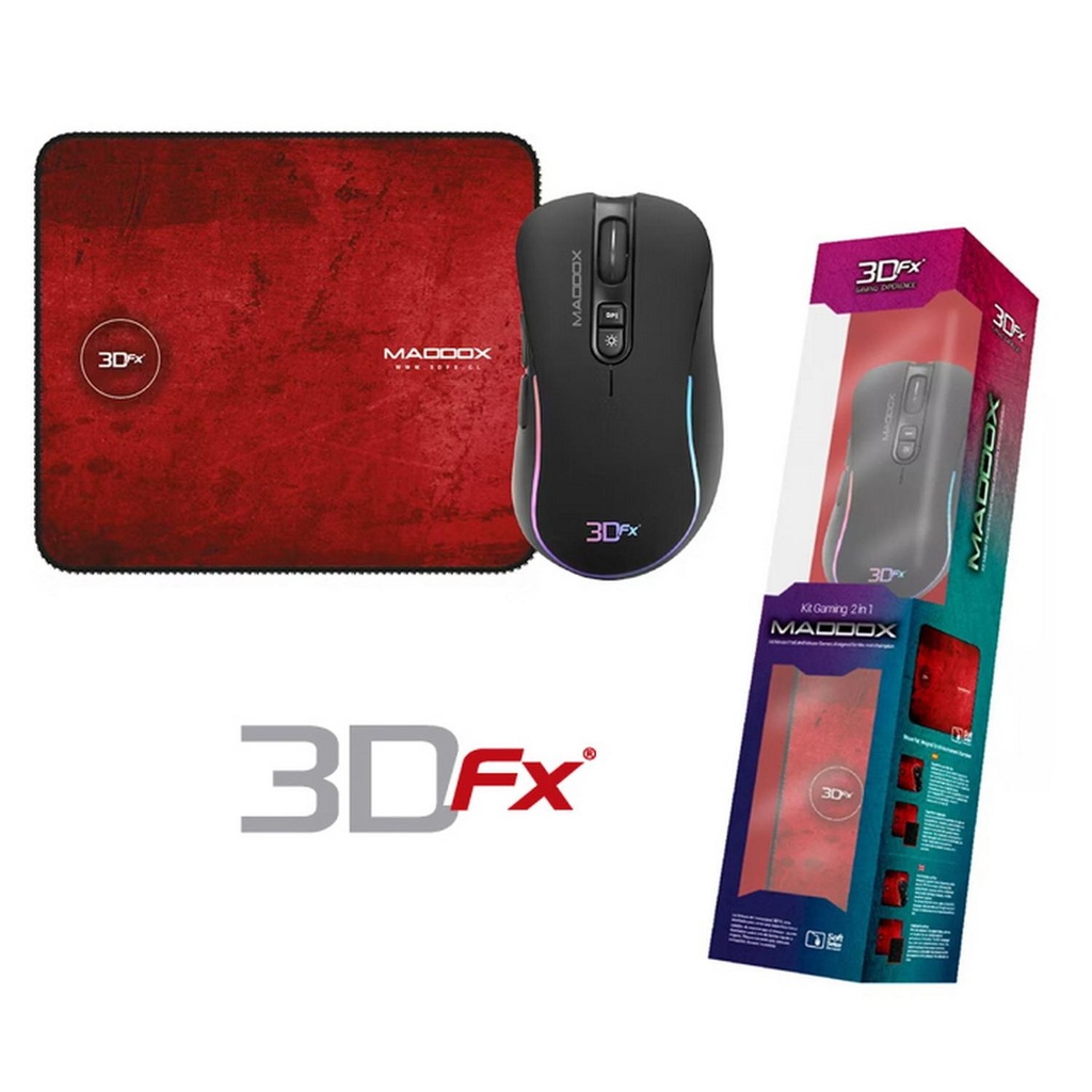 3DFX KIT GAMER 2 en 1 MADDOX