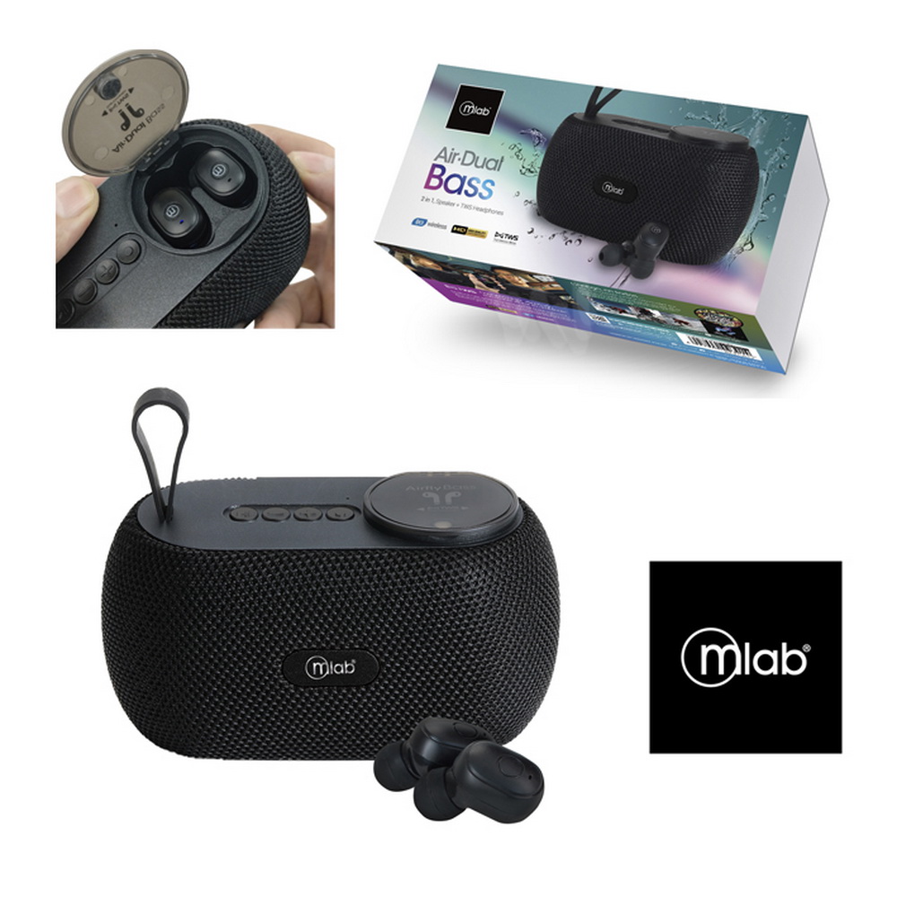 PARLANTE AIR DUAL BASS CON AUDIFONOS