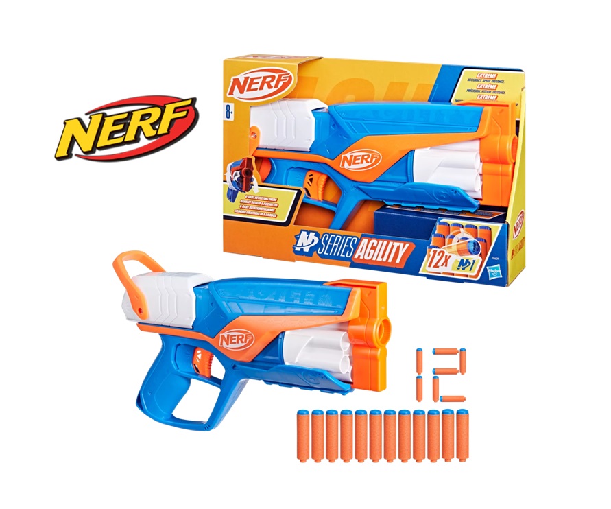 NERF LANZADOR DE DARDOS SERIE AGILITY