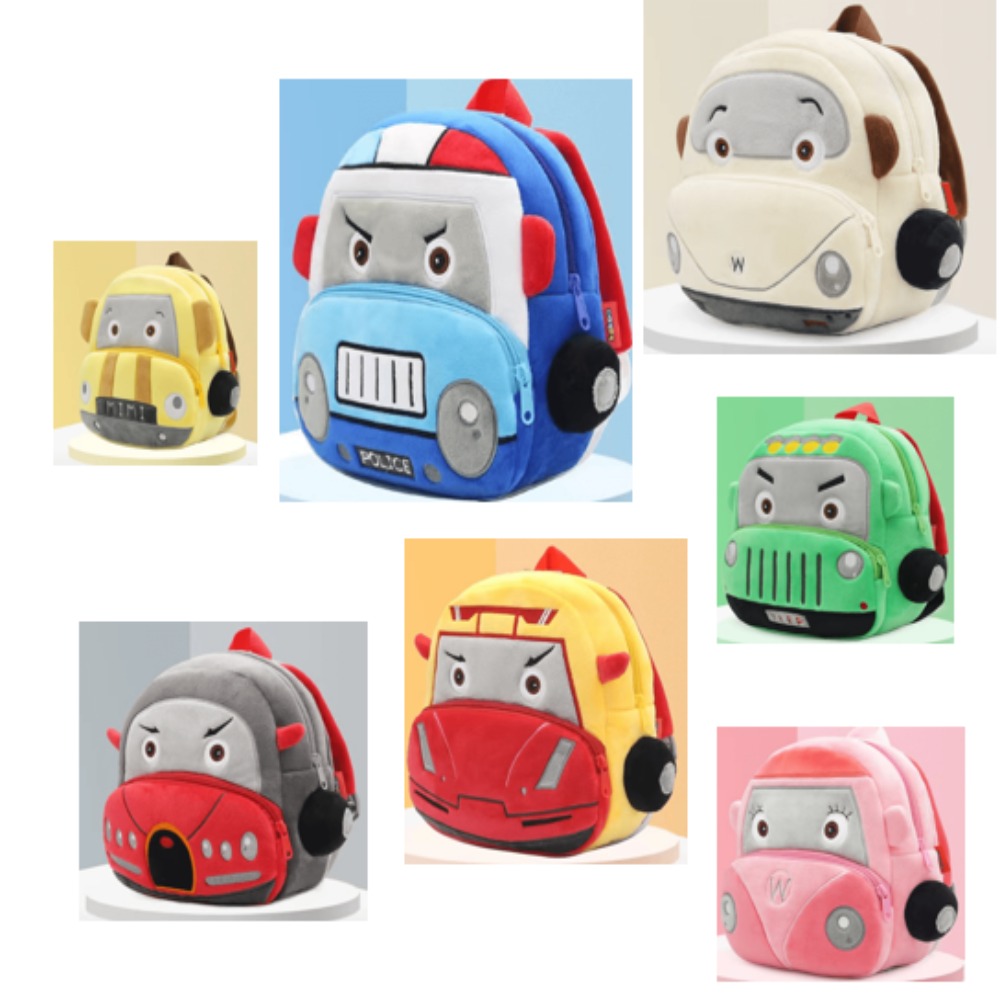 MOCHILA PELUCHE CAMION  