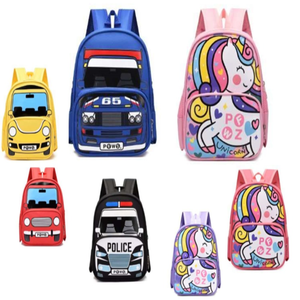 MOCHILA CAMION Y UNICORNIO
