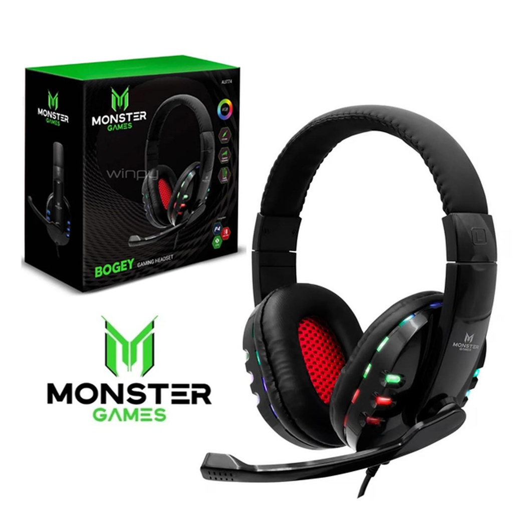 AUDIFONO MONSTER BOGEY GAMES