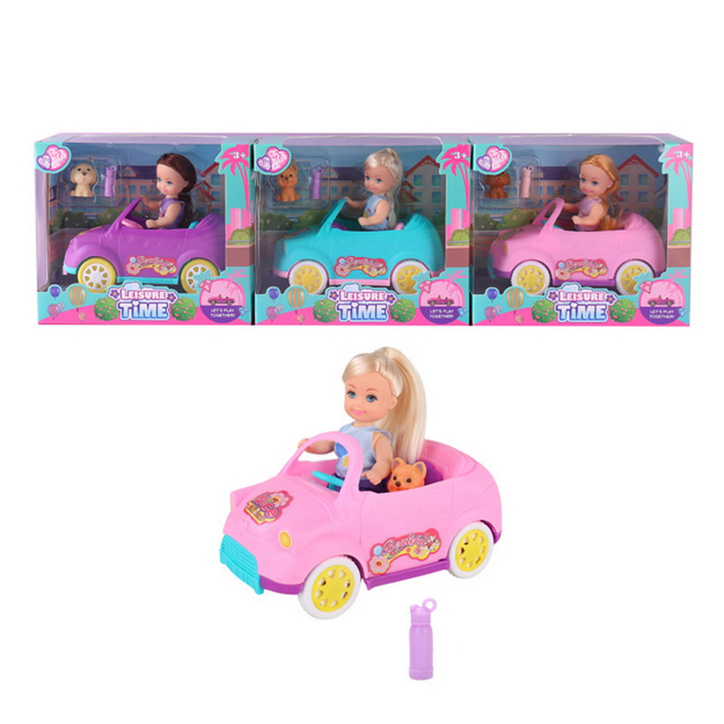 MUÑEQUITA CON AUTITO