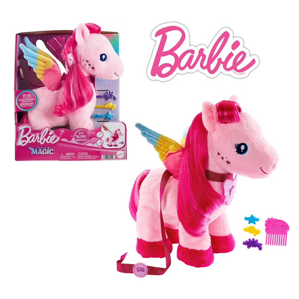 PELUCHE BARBIE PEGASUS CON ALAS