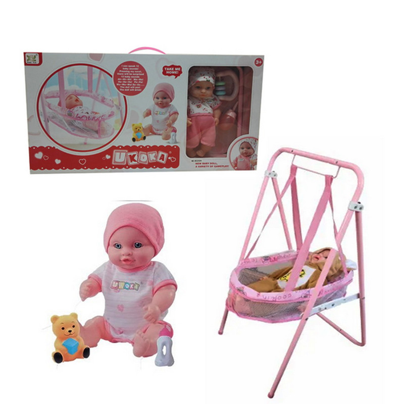 MUÑECA CON COLUMPIO MOISES