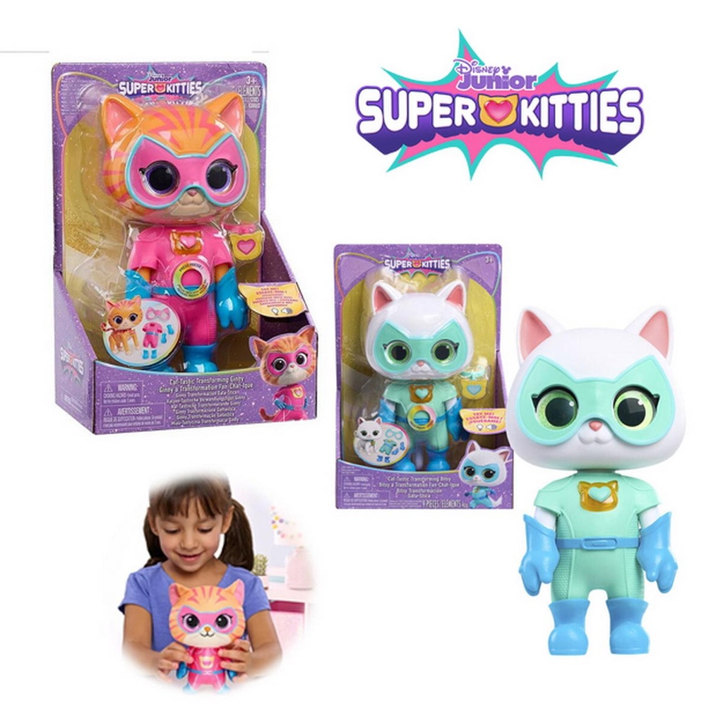 PELUCHE PLUSH SUPER KITTIES SONIDOS