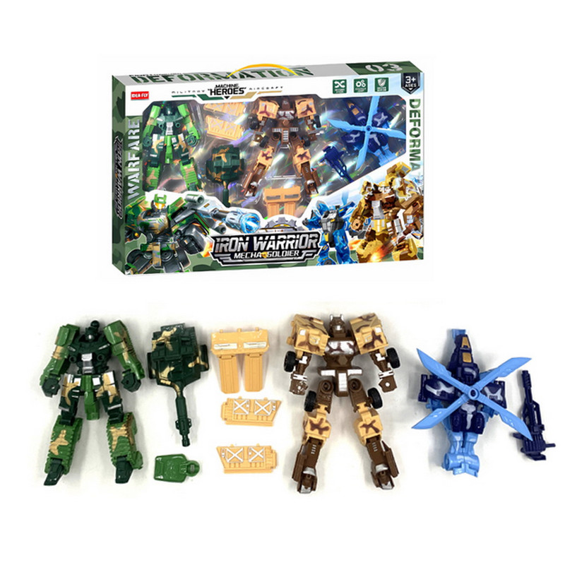 SET 3 ROBOT TRANSFORMABLE