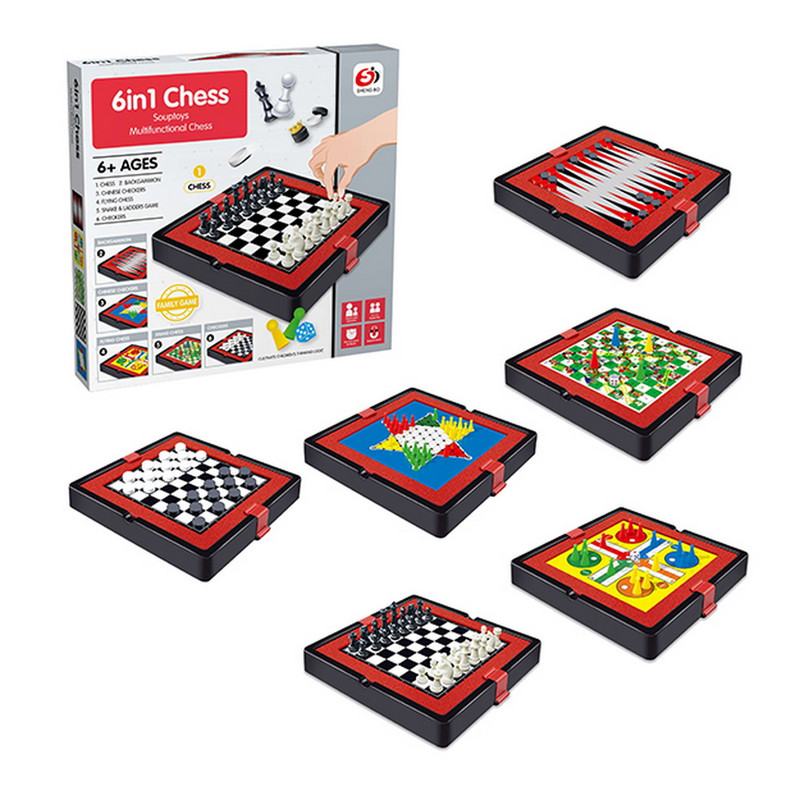 JUEGO MESA 6 EN 1