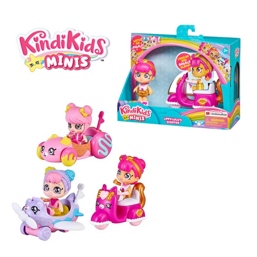 VEHICULO MINI CON MUÑECA KINDI KIDS