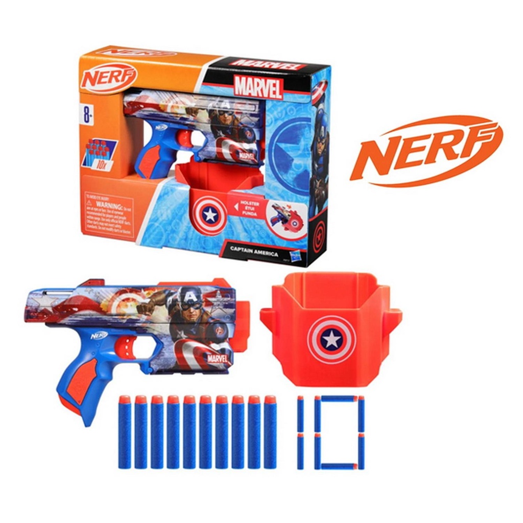 NERF INK MARVEL CAPITÁN AMÉRICA (ISO)