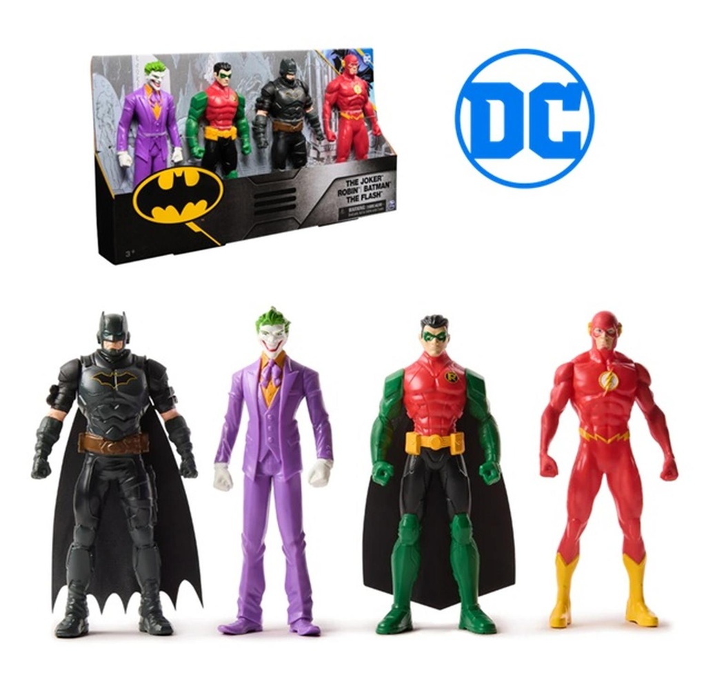 PACK DE 4 FIGURAS DC