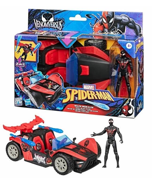 SPIDERMAN FIGURA CON VEHICULO