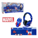 KIT GAMER CAPITAN AMERICA 3 EN 1