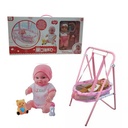 MUÑECA CON COLUMPIO MOISES