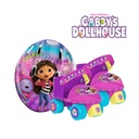 SET PATINES 4 RUEDAS CON CASCO GABBYS DOLLHOUSE